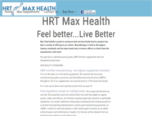 Tablet Screenshot of maxtotalhealth.com